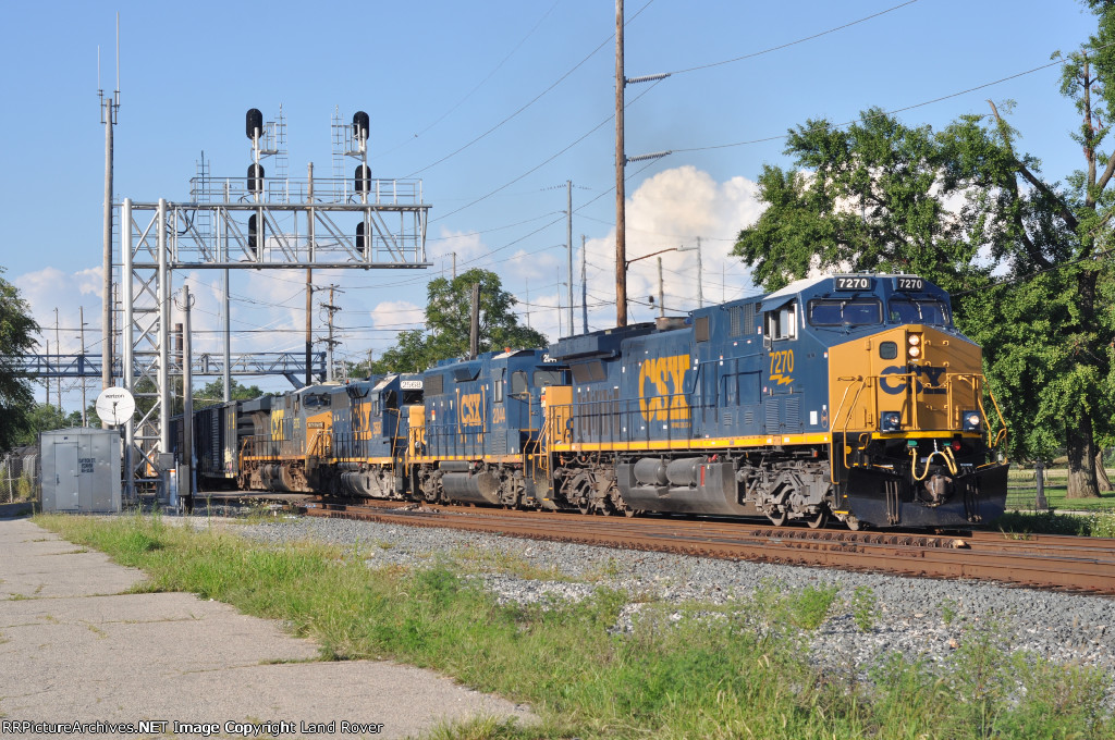 CSXT 7270 Southbound 